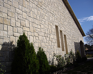 Natural stone wall cladding